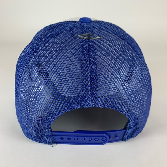 Los Angeles Dodgers MLB Blue White 47 Brand Snapback Trucker Hat New - Picture 3 of 6